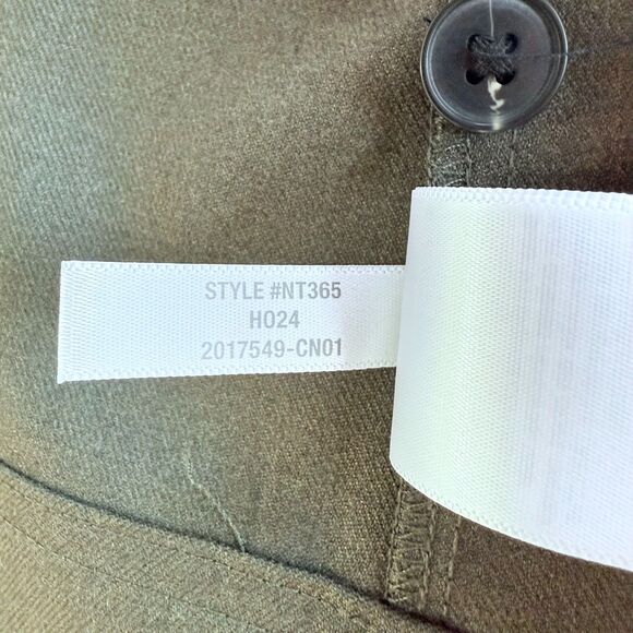 NWT Madewell Women's Button-Up Mini Shirtdress in Dark Olive Melange Size Small - Picture 12 of 15